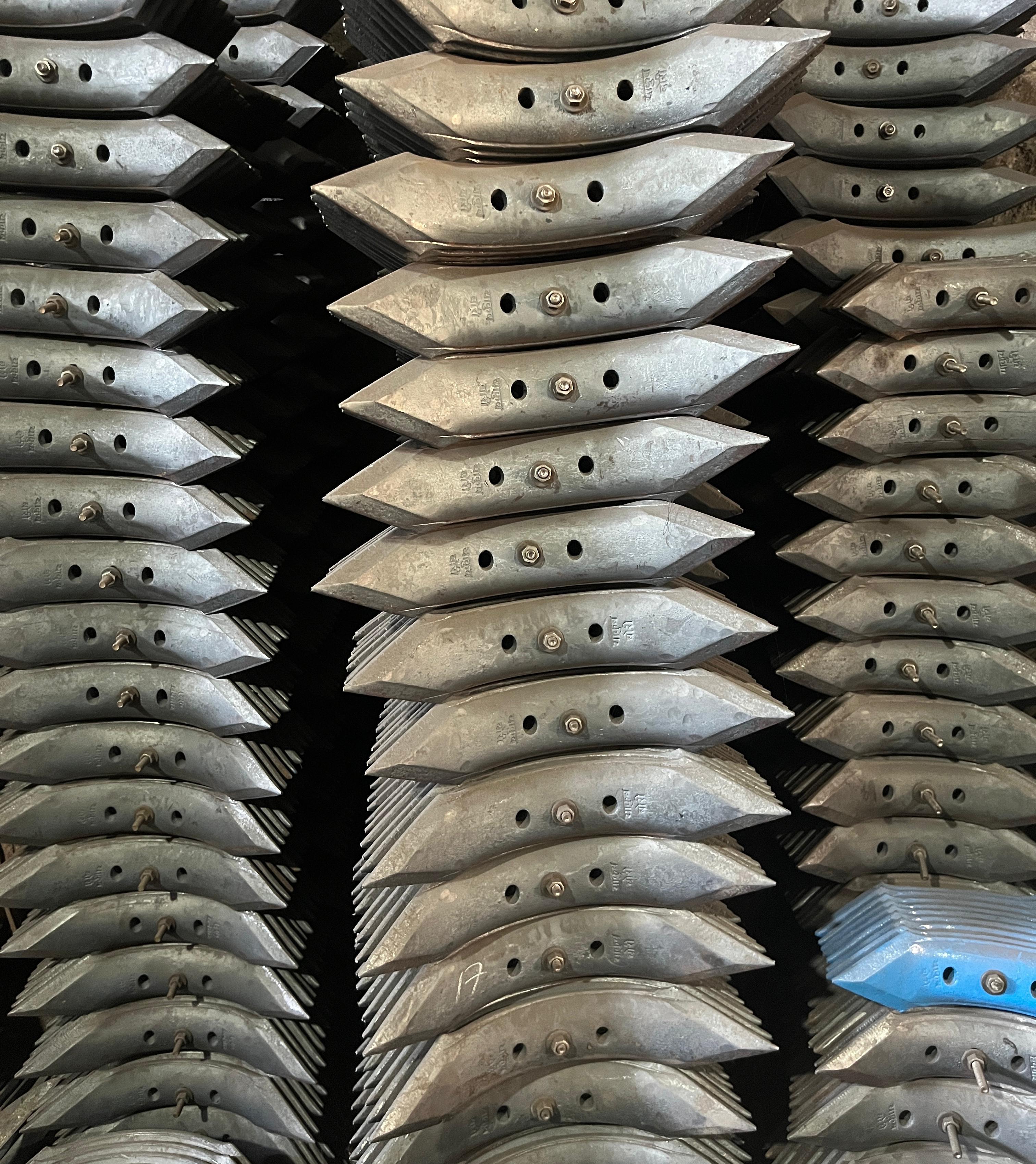 Nizami Agro cultivator shovels stacked